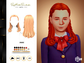 Sims 4 — Paris Hairstyle by sehablasimlish — I hope you like it and enjoy it.