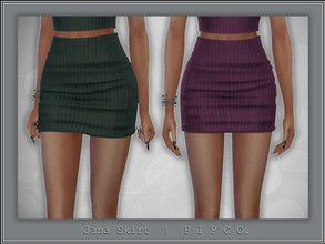 Sims 4 — Jana Skirt. by Pipco — A simple mini skirt in 13 colors. Base Game Compatible New Mesh All Lods HQ Compatible