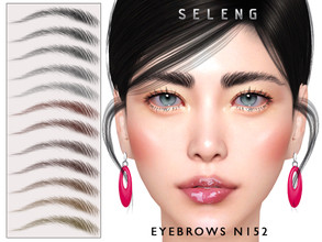 Sims 4 — Eyebrows N152 by Seleng — The eyebrows has 21 colours and HQ compatible. Allowed for teen, young adult, adult