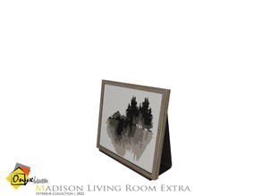 Sims 4 — Madison Painting Frame by Onyxium — Onyxium@TSR Design Workshop Living Room Collection | Belong To The 2022 Year