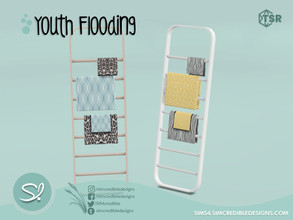 Sims 4 — Youth flooding towels by SIMcredible! — by SIMcredibledesigns.com available at TSR 2 colors variations