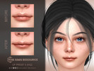 Sims 4 — Lip Preset 5 (HQ) by Caroll912 — A small lip preset for boys and girls. Preset is suited for Todders-Children