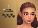 Sims 4 — Lucia Stud Earrings for Adults by simlasya — All LODs New mesh 3 swatches Teen to elder HQ compatible Custom