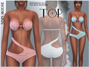 Sims 4 — LINGERIE SET TOP by Sims_House — LINGERIE SET TOP 6 color options. Set of lingerie, bodice, top for The Sims 4.