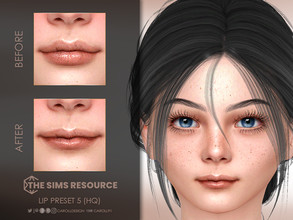 Sims 4 — Lip Preset 5 (HQ) by Caroll912 — A small lip preset for boys and girls. Preset is suited for Todders-Children