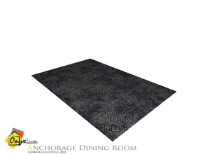 Sims 3 — Anchorage Rug by Onyxium — Onyxium@TSR Design Workshop Dining Room Collection | Belong To The 2022 Year