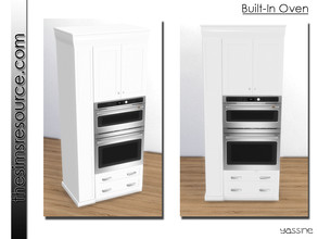 Sims 4 — Decorative Built - In Oven by Yassinef90 — An American Built - In Oven For Your American Kitchen i hope you