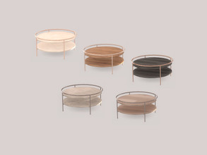 Sims 4 — Living Room Corner Coffee Table by ung999 — Living Room Corner Coffee Table Color Options : 5