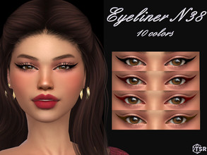 Sims 4 — Eyeliner N38 by qLayla — The eyeliner is : - base game compatible. - allowed for teen, young adult, adult and