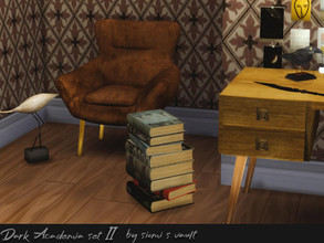 Sims 4 — Dark AcademiaSet II Pile of books by Siomi's Vault by siomisvault — I'm going to make more of this are useful