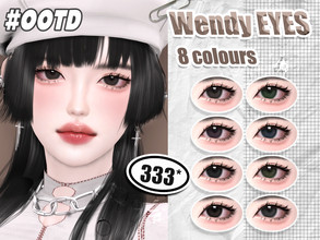 Sims 4 — 333-Wendy eyes by asan333 — HQ mod compatible custom thumbnail Reuploading to any forum or website is not
