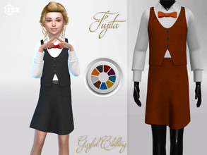 Sims 4 — Fujita by Garfiel — - 9 colours - Everyday, party, formal - Base game compatible - HQ compatibl