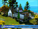 Sims 4 — On Top Copper by Bozena — The house is located in the Plumbite Cove . Copperdale. Lot: 30 x 20 Value: $ 82 199