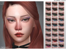 Sims 4 — LMCS Eyes N53 by Lisaminicatsims — -New Mesh -Face Paint category -HQ comatble -27 swatches -All Skin