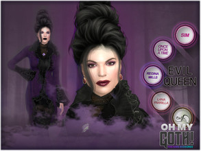 Sims 4 — SIM inspired by Regina Evil Queen - UOAT - OhMyGoth! by BAkalia — Hello :) There is only one Evil Queen !!! and