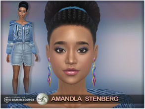 Sims 4 — SIM Amandla Stenberg by BAkalia — Hello :) Do you remember little girl Rue from The Hunger Games played by