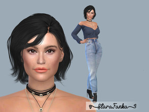 Sims 4 — Gemma Arterton (request) by starafanka — DOWNLOAD EVERYTHING IF YOU WANT THE SIM TO BE THE SAME AS IN THE