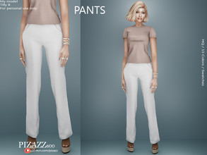 Sims 4 — Casual Dress Pants 2 by pizazz — www.patreon.com/pizazz Casual Dress Pants 2. A great look for the office or a