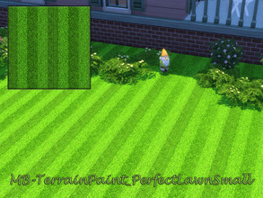 Sims 4 — MB-TerrainPaint_PerfectLawnSmall by matomibotaki — MB-TerrainPaint_PerfectLawnSmall This is what a well-groomed