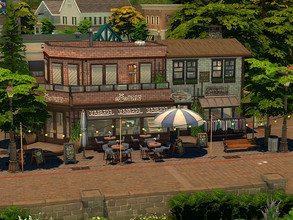 Sims 4 — Bubble Tea & Thrift Shop - no CC  by Flubs79 — here is a bubble tea and thrift shop for your Sims the size