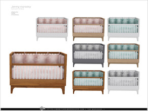 Sims 4 — Jenny nursery - deco cradle by Severinka_ — Decorative cradle (DECOR! To put the baby in, you need the