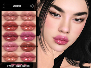 Sims 4 — Saray Lipstick N.432 by IzzieMcFire — Saray Lipstick N.432 contains 12 colors in hq texture. Standalone item
