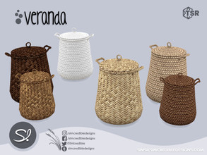 Sims 4 — Veranda basket rounded by SIMcredible! — by SIMcredibledesigns.com available at TSR