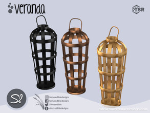 Sims 4 — Veranda Cage by SIMcredible! — by SIMcredibledesigns.com available at TSR 4 colors variations