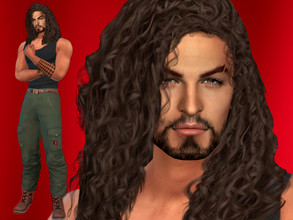 Sims 4 — Jason Momoa by DarkWave14 — Download all CC's listed in the Required Tab to have the sim like in the pictures.