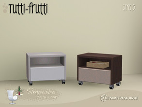 Sims 3 — Tutti-Frutti Coffee Table by SIMcredible! — by SIMcredibledesigns.com available at TSR