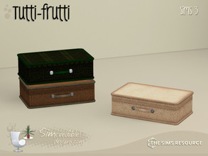 Sims 3 — Tutti-Frutti Suitcase Small by SIMcredible! — by SIMcredibledesigns.com available at TSR