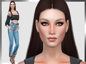 Sims 4 — Bella Hadid by DarkWave14 — Download all CC's listed in the Required Tab to have the sim like in the pictures.