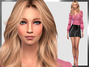 Sims 4 — Blake Lively by DarkWave14 — Download all CC's listed in the Required Tab to have the sim like in the pictures.