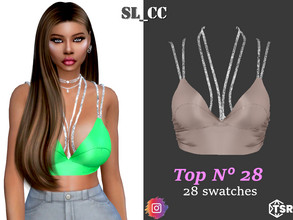 Sims 4 — Top_28 by SL_CCSIMS — -New mesh- -70 swatches- -Teen to elder- -All Maps- -All Lods- -HQ- -Catalog Thumbnail-