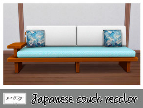 Sims 4 — Japanese couch by so87g — cost: 550$, 3 colors, colors, you can find it in comfort - sofa All my preview