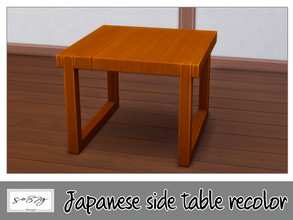Sims 4 — Japanese side-table by so87g — cost: 140$, 3 colors, you can find it in surfaces - end table All my preview
