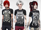 Sims 4 — Bring Me The Horizon T-Shirts by MaruChanBe2 — Bmth band t-shirts for your music loving sims <3 Three