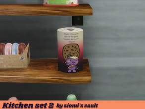 Sims 4 — Kitchen set II Biscuits by siomisvault — A package of delicious biscuits! I've designed the package with