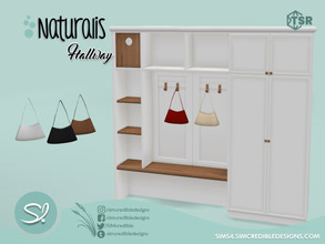 Sims 4 — Naturalis Hallway Hang bag for shelves by SIMcredible! — This was designed to be placed in front of the shelves