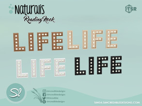 Sims 4 — Naturalis Reading Nook Life wall lamp by SIMcredible! — by SIMcredibledesigns.com available exclusively at TSR 4