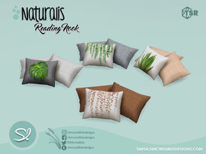 Sims 4 — Naturalis Reading Nook cushions by SIMcredible! — by SIMcredibledesigns.com available exclusively at TSR 4