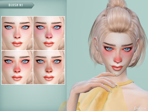 Sims 4 — Blush N1 by Creptella — - 4 colors - HQ compatible - Teen - Elder