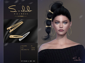 Sims 4 — The braid hairpin Sala  by S-Club — The braid hairpin with 2 swatches, hope you like, thank you!