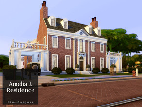 Sims 4 — Amelia J. Residence by Limedaiquar — Amelia Johnson had this home built as a testament to her success. When
