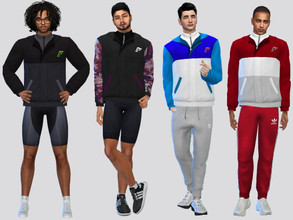 Sims 4 — Track Jacket by McLayneSims — TSR EXCLUSIVE Standalone item 8 Swatches MESH by Me NO RECOLORING Please don't