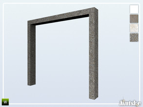 Sims 4 — San Juan Arch Stone 3x1 by Mutske — Part of the constructionset San Juan. Made by Mutske@TSR.