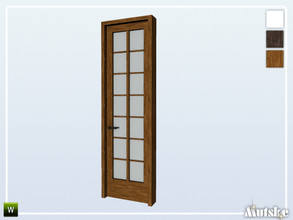 Sims 4 — San Juan Door Wood Glass 1x1 by Mutske — Part of the constructionset San Juan. Made by Mutske@TSR.