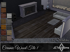 Sims 4 — Ceramic Wood Tile 1 by JCTekkSims — Created by JCTekkSims.