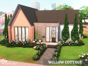 Sims 4 — Willow Cottage by Summerr_Plays — A small modern cottage in Willow Creek. 