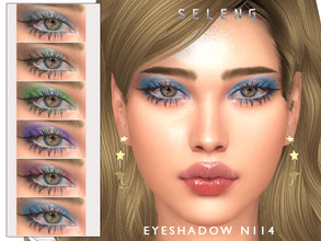 Sims 4 — Eyeshadow N114 by Seleng — The eyeshadow has 19 colours and HQ compatible. Allowed for teen, young adult, adult